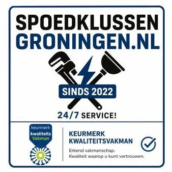 SpoedklussenGroningen.nl — Keurmerk Kwaliteitsvakman — Sinds 2022 — 24/7 Service